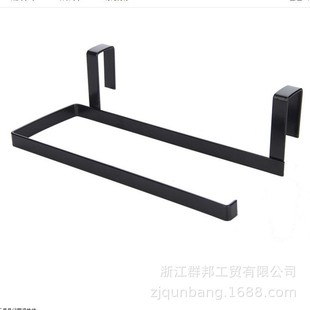 New kitchen cabinet paper towel rack iron rough rack kitchen oil suction paper rack disposable cloth rack cabinet door towel rack wholesale