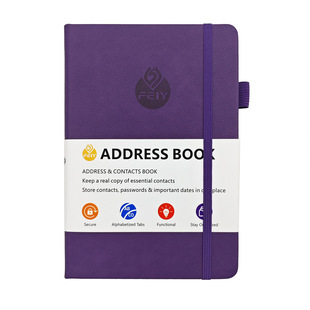 B6 Cross-Border English Address Book Amazon Phone Notepad Contact Record Book Notebook High-Value Ready Stock