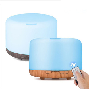 Cross-border 500ml non-printing humidifier aromatherapy machine home large-capacity humidifier colorful night light bread aromatherapy