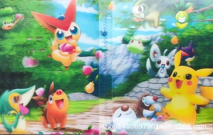 Pokémon Card Pokémon Card Collection Pokémon Card Collection 4 Palace может разместить 240 лазерных 3D-карт