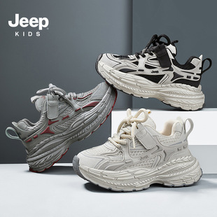 Jeep boys shoes spring and autumn 2025 new girls sneaker children's shoes baby father shoes big children's shoes