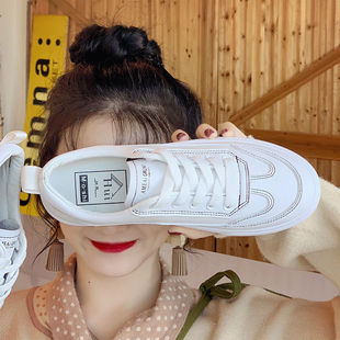 White Shoes Women 2024 New Spring Easiest for Match Student Shoes Women Harajuku Style Korean Style Casual Board Shoes