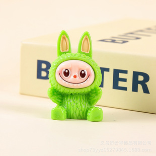 Solid Color Glossy Cloth Cute Mini Doll Trendy Toy Figure Ornaments DIY Jewelry Accessories Blind Bag Pendant Ornaments