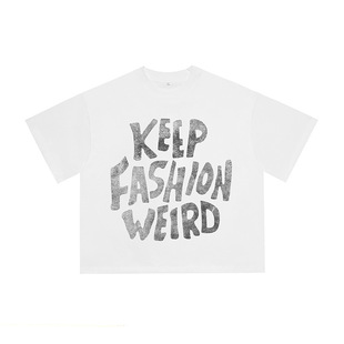 Billionaire с короткими рукавами смешные Oversize свободная boxy fit американская уличная футболка tee мультфильм OS