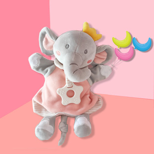Baby anapron soothing hand doll can bite baby soothing sleeping doll saliva towel factory direct supply