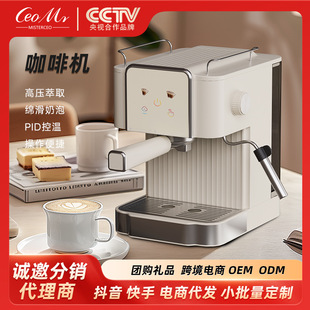 Coffee Maker Бытовая полуавтоматическая итальянская кофемашина 20Bar с молочным пузырьком