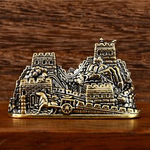 New Brass Decorations Great Wall Badaling Great Wall Model Home Living Room Crafts Small Ornaments