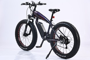 Factory wholesale 26 inch electric power snow bicycle lithium aluminum alloy shark fat tire adult bicycle