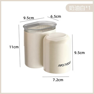 Toothbrush Rack Storage Rack Toilet Punch-Free Wall-Mounted Wall-Mounted Mouth-Mounted Electric Toothbrush Cup Toothpaste Cup