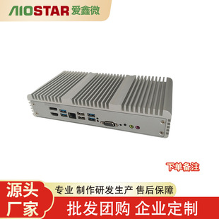 Aiostar безвентиляторный встроенный компьютер с управлением процессором Core i3-4000M поддержка асинхронного двойного дисплея