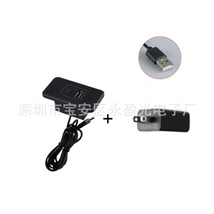 Cross-border household embedded 5V12VUSB interface hidden fast charging socket desktop bedside charging port power supply