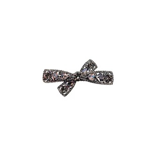 New exquisite rhinestone bow duck bill clip hair clip side bangs clip side clip light luxury high-end hair clip