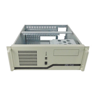 4U IPC -710 Серверный промышленный корпус управления Стойка Стандартная материнская плата atx 7-слотовый промышленный компьютер для мониторинга