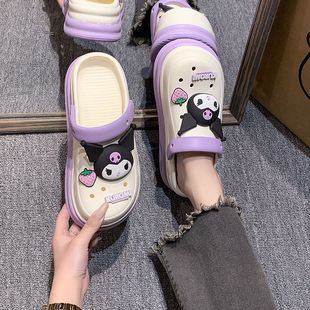 2025 new fun world cartoon hole shoes cute non-slip slippers wholesale