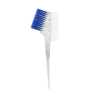 Cross-border new glitter hair dyeing board hair baking oil color plate barber shop dyeing brush transparent pearlescent frosted highlight dyeing board