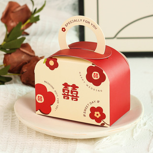 2023 New Creative Hand-painted ins Style Fresh Rose Linglan Lily Iris Cherry Blossom Tulip Candy Box