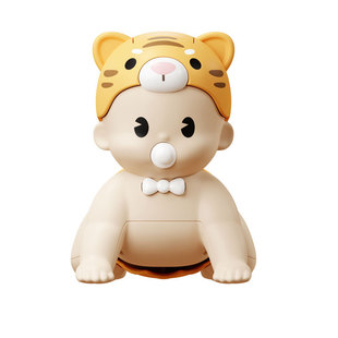 Fun Electric Tiger animal crawling baby learn to speak baby crawling guide head up practice educational toys