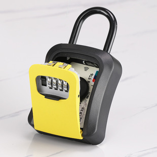 Decoration password key box home decoration cat's eye construction site home stay door anti-theft temporary combination lock key box Mao Ren