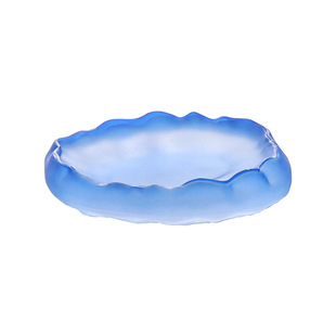 Japanese Kung Fu Tea Cup Early Snow Gradient Glaze Upper God Cup Frozen Burn Master Cup Tasting Cup Transparent Cup Wholesale