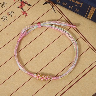 Dragon Boat Festival colorful rope new bracelet hand woven zongzi red rope wholesale colorful rope small zongzi Chinese style