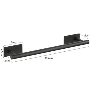 Cross-border stainless steel bathroom pendant towel rack suit bathroom hardware pendant set bathroom towel bar suit full set