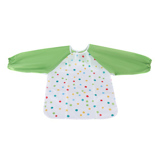 Children's Overalls Anti-Dressing Anti-Dressing Anti-Stain Waterproof Baby Baby's Dinner-Free Bib Children's Graffiti Drawing Apron