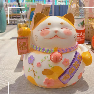 Онлайн-знаменитость Jiji Cat устойчивая к падению виниловая гипсовая кукла большой белый эмбрион детская ручная работа DIY живопись оптом