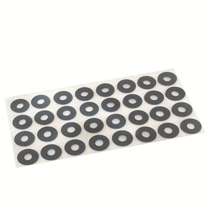 Self-adhesive silicone rubber gasket rubber ring round silicone foot mat anti-slip anti-collision self-adhesive silicone gasket