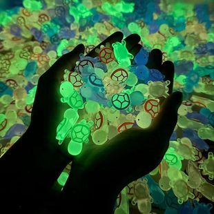 Luminous Tortoise Pair Touch Little Tortoise Blind Box Mini Blind Bag Toy All Red Ornaments Chan Big Mac Turtle Taiye