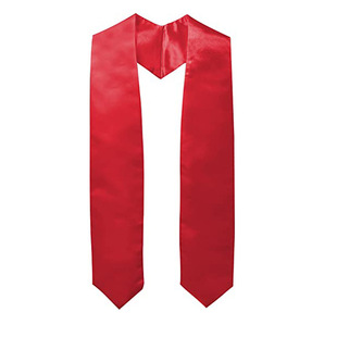 Junior High School College Graduation Season Ribbon Etiquette Shoulder Strap Solid Color Graduation Etiquette Strap Honorary Award Satin Shawl