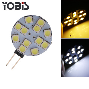 Ubis modified G4-5050-12 warm white 3W car lights LED decorative lights indoor chandeliers white light Warm White