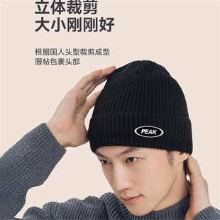 [Same style for men and women] hat wholesale thick knitted wool hat autumn and winter all-match big head circumference loose trendy face-looking small