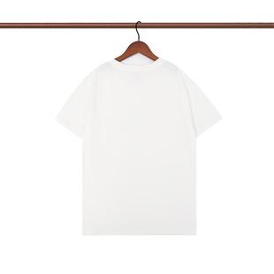 Summer Foreign Trade Trendy Brand Classic Letter amiri Printed Short-sleeved Unisex All-match Hip-hop Round Neck Loose T-shirt for Summer