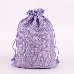 Imitation Linen Drawstring Flap Pocket Pantss, Buddhist Beads, Bracelets, Jewelry Packaging Bags, Drawstring Storage Cloth Flap Pocket Pantss in Stock