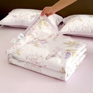 2025 New Class A 50 100% Lyocell Tencel Digital Printing Summer Quilted Set Series