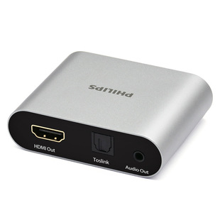 Philips SWR9101R HDMI аудио сплиттер 4K60hz волокно 3,5 мм аудио выход конвертер