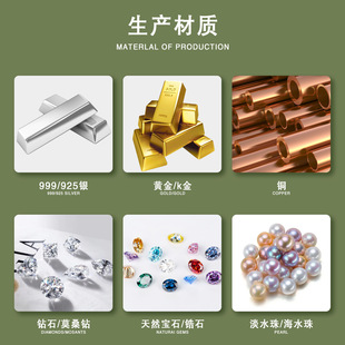 S925 Silver K Gold Jewelry Customization According to Drawings and Samples Oem Odm Ring Pendant Earrings Bracelet Processing Customization