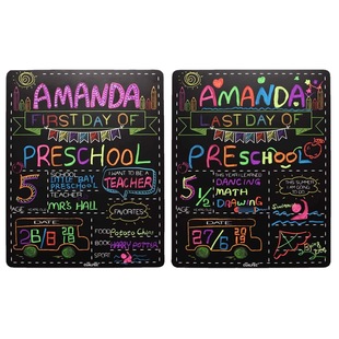 Children's graduation photo listing crafts creative printing blackboard message board creative student school writing board