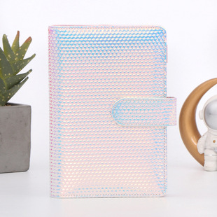 Colorful laser business journal book Shell business office notebook envelope replaceable loose-leaf notepad