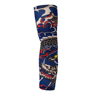 Outdoor Tattoo Sleeve Flower Arm Riding Sports Tattoo Sleeve Sun Protection UV Protection Tattoo Sleeve Men