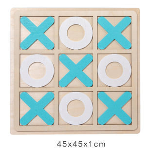 Tic Tac Toe Детская настольная игра Интерактивная логическая забавная игра для родителей и детей Шахматы Настольная игра с тремя символами Детские развивающие игрушки