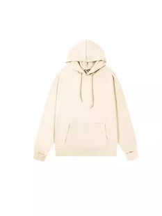 Cross-border Amazon for Spring and Autumn Shoulder Loose Solid Color Hooded Sweater Men's and Women's Couples Pullover Long-sleeved Shirt