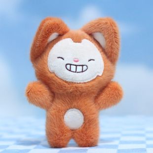 Cute cute little fox pendant plush toy kitten doll bag bag pendant doll keychain doll wholesale