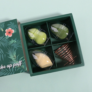 Beauty egg suit wet and dry powder puff water drop gourd oblique cut when water becomes bigger do not eat powder non-latex makeup egg
