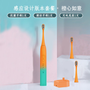 In stock wholesale sonic electric toothbrush household intelligent induction rechargeable electric toothbrush student couple suit