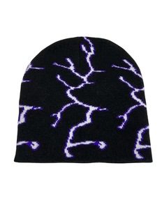Autumn and winter New pullover cap outdoor cold-proof warm jacquard cap acrylic cold cap casual all-match wool knit cap