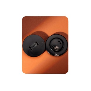 High-end suit real horn button coat windbreaker coat versatile decorative button vintage vest sweater button
