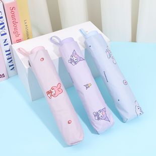 Sanrio Подлинный авторизованный солнечный зонтик Студентка на открытом воздухе портативный складной зонт виниловый солнцезащитный зонт зонт
