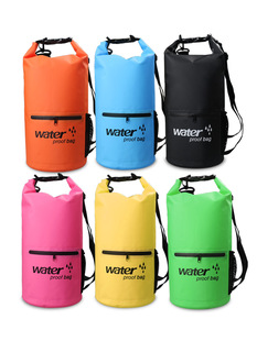 Wholesale drifting bag waterproof bucket swimming waterproof bag PVC mesh cloth waterproof bag beach waterproof bucket bag