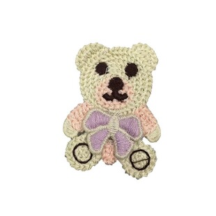 Bear embroidery cloth stickers sweater coat decorative patch water soluble embroidery animal bag scarf accessories factory direct supply